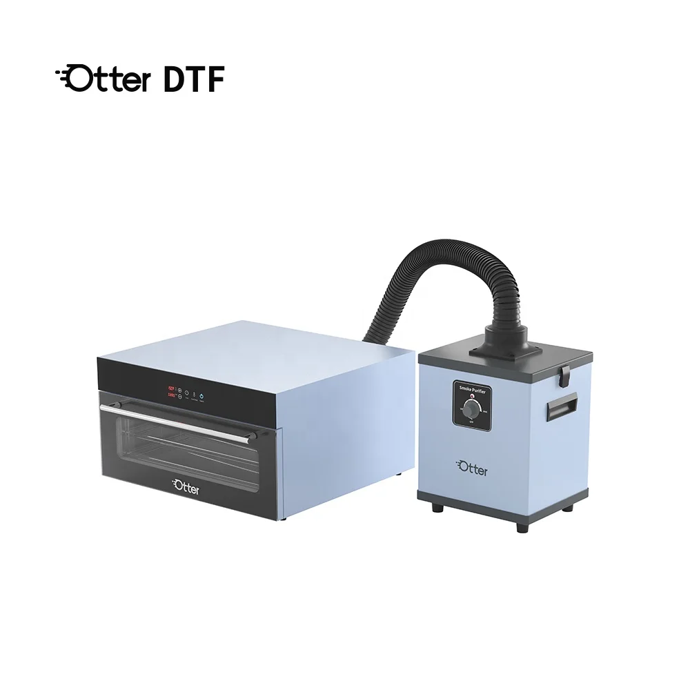 Otter DTF Mini Smoke Powder Air Remove Filter DTF Dryer Curing Oven With Air Purifier For DTF Machine