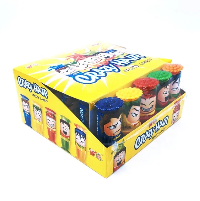 HALAL Liquid Magic Hair Jelly Jam Crazy Gel Fruity OEM ODM Funny Toys Candy