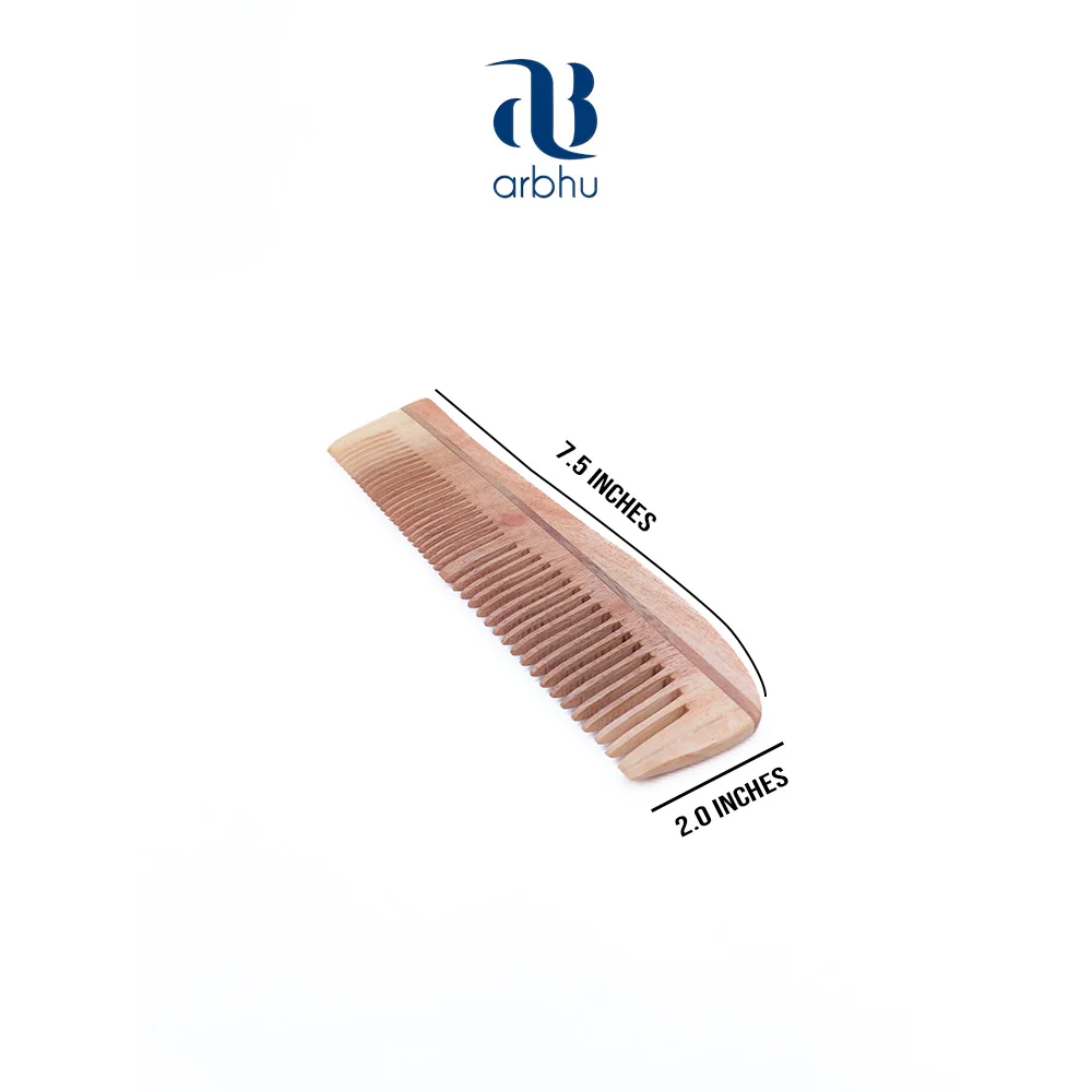 Customized Ecofriendly Neem Wood Combs |  High Quality Neem Comb Hairstyling Tools | Natural Neem Wooden Combs