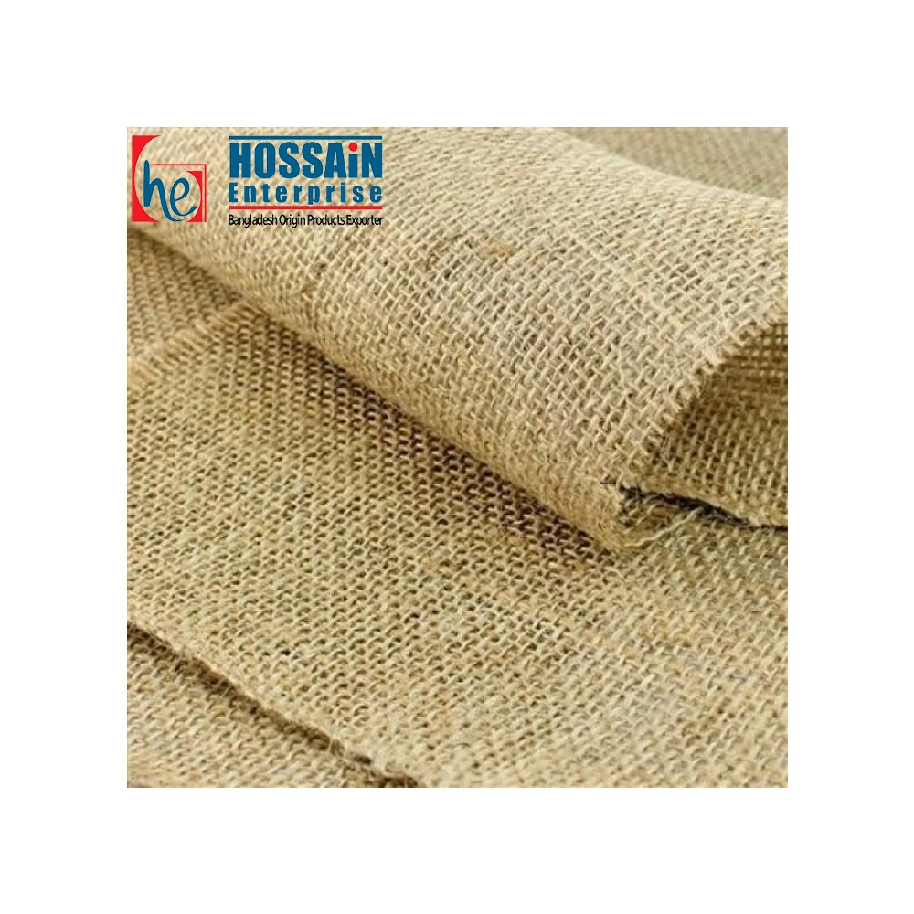 Durable 10 oz & 7 oz Hessian Jute Cloth for Upholstery Agriculture Crafts and Packaging 100% Jute Fabric from Bangladesh