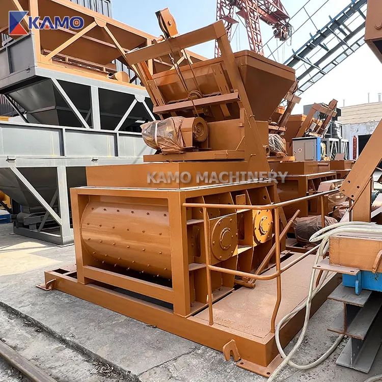 Dry Powder Mortar Mixing Equipment Multifunctional Mixing Machinery JS750 Concrete Mixer Price