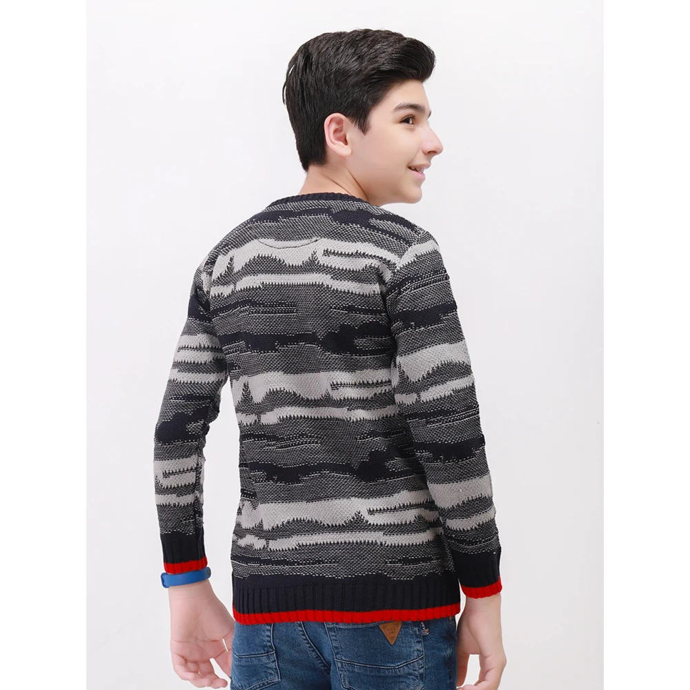 Kids Sweater Varied Color Baby Cable Knitting Patterns Children Cartoon Boys Kids Sweater Design