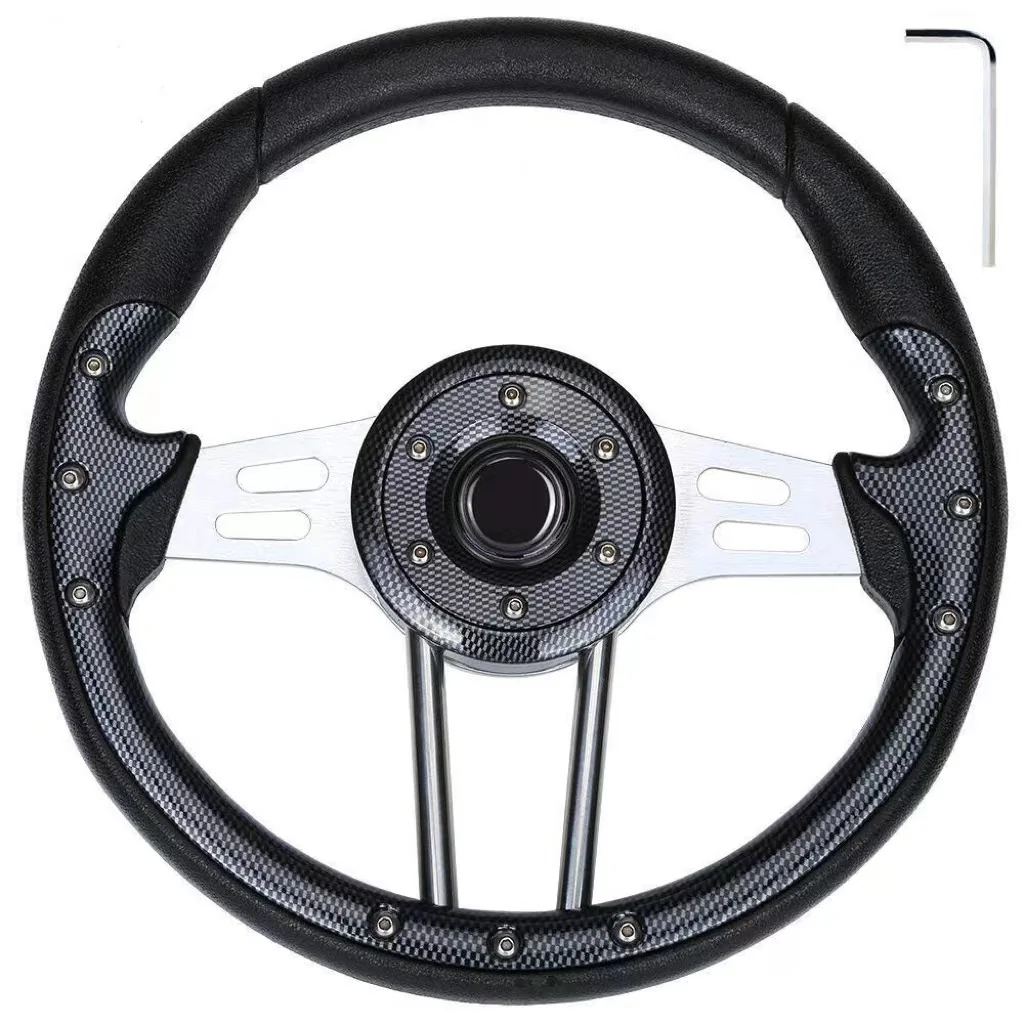 TOP Golf Cart Steering Wheel For EZGO Club Car Yamaha ICON Cart Parts Accessories