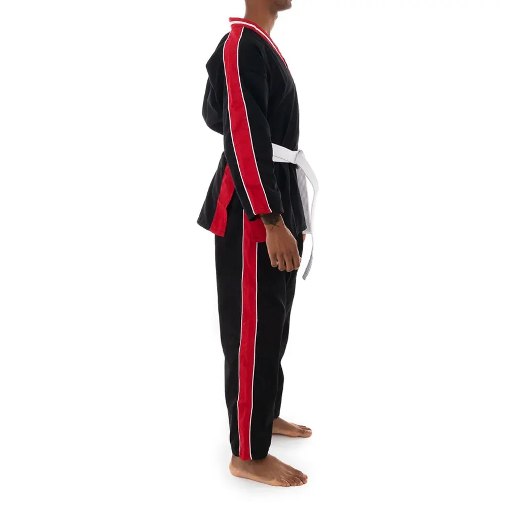 Wholesale Comfortable Men Cotton Polyester Taekwondo Uniforms / Best Martial Arts Uniform Breathable Men Taekwondo Uniforms