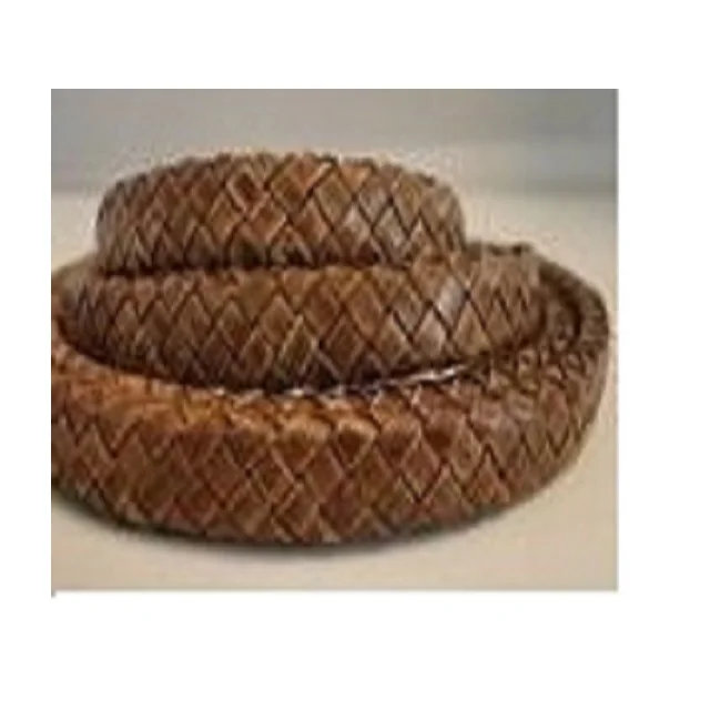 Hot Sale Top Quality Leather Cord for Jewelry Making Oval Braided Leather Cords At Affordable Price From Indian Manufacturer