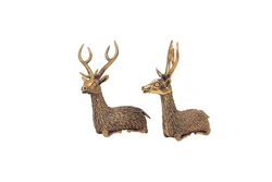 Pure Brass Barasingha Hiran(Sweep Deer) For Table Decoration Decorative, Dhokra Art