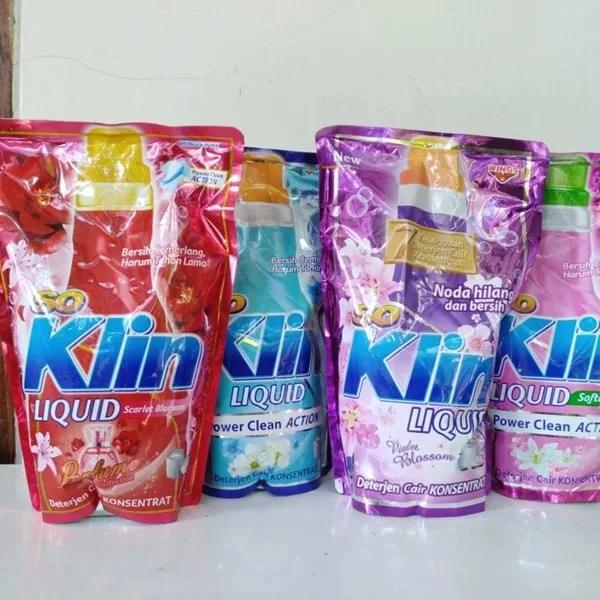 So Klin Liquid Detergent Concentrated Laundry Soap Perfume Essence Cleaning Effective Washing