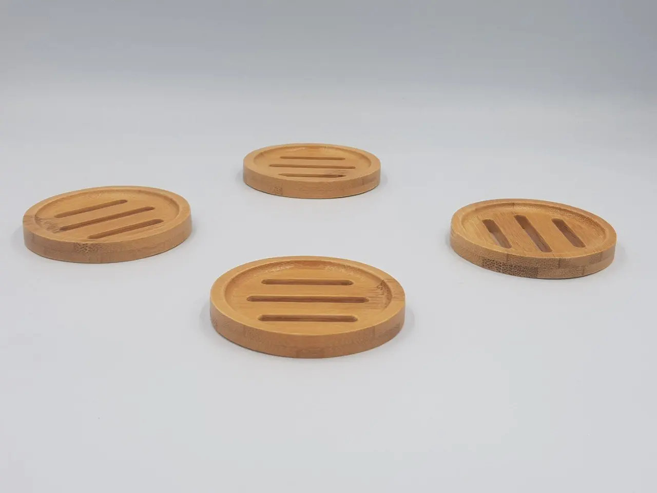 2023 Bathroom Bamboo soap dish with drain for home spa and body wellness Wood Soap Holder Bath Soap Tray Custom LogoSoap Holder