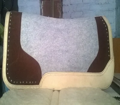 New Zealand Woolen Western Saddle Blanket Tight weave Saddle equipment Equestrian Supplier Manufacturer Kanpur