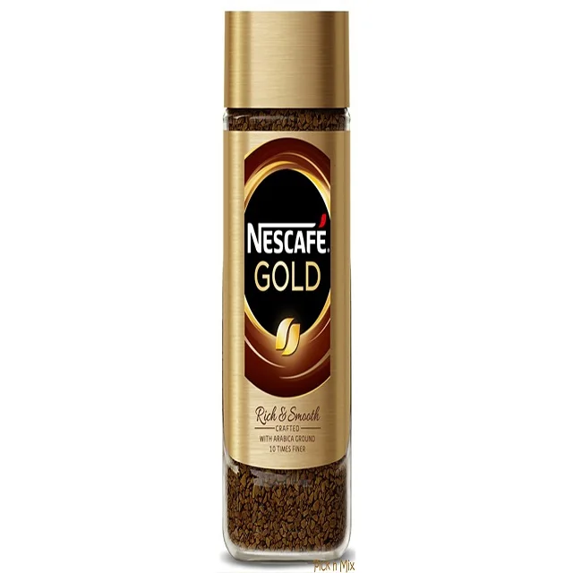 Nescafe Золотая смесь кофе (200 г)/Nescafe Золотой Органический (100 Гладкий растворимый 200 г