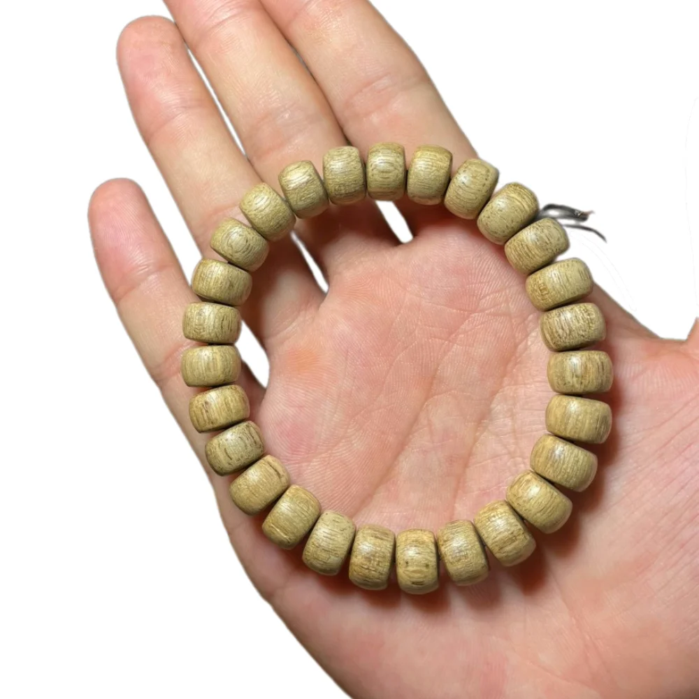 Vietnamese agarwood Beads Women Men 6mm 8mm Wooden Bead Buddhist Prayer Mala Necklace Bracelet Gift Jewelry