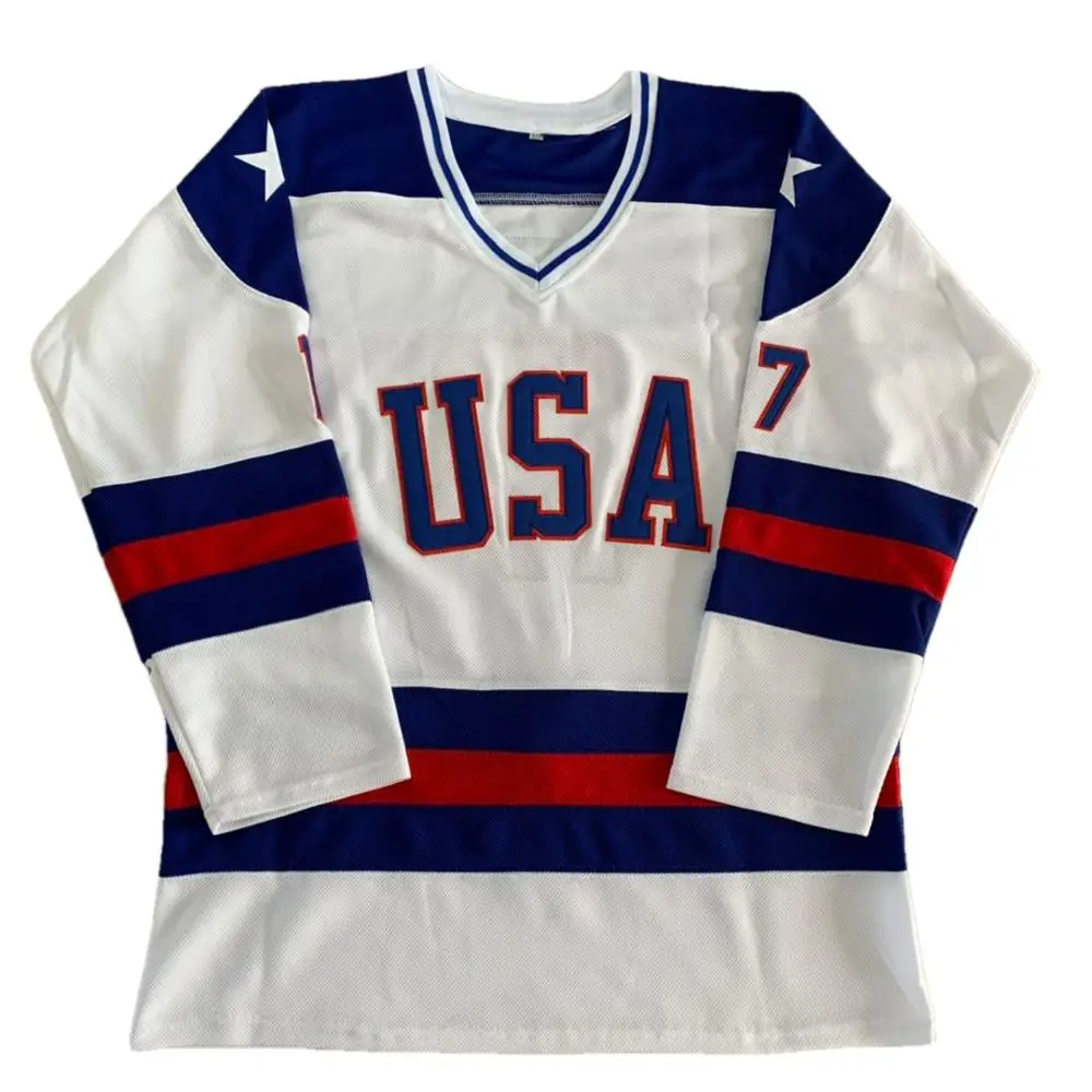 High Quality Vintage Funny Sublimation Embroidered Long Sleeve Custom Men Ice Hockey Jersey