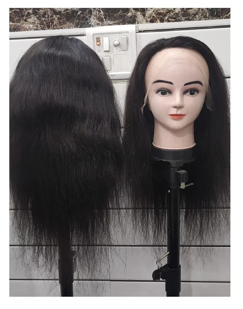 Wholesale Cheap Price 100% Natural Wavy Raw Human Hair Wigs Unprocessed and Smooth Silky Raw Hair Extensions from India