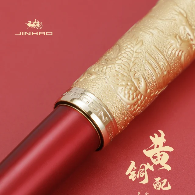 jinhao 2024  New Model Official Pen High Quality Metal Fountain Pen