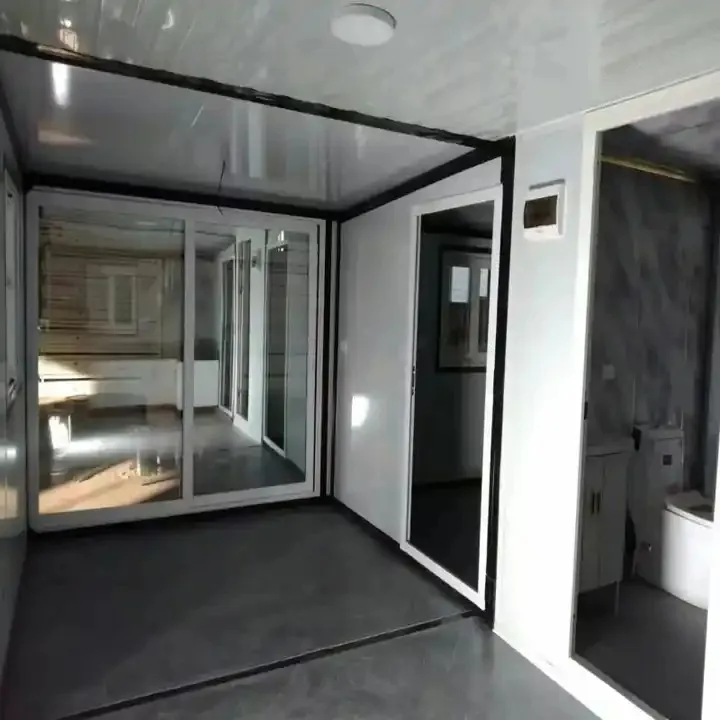 Waterproof Houses 40 Ft Expandable Mobile Home Caravan Portable Houses 2 Bedrooms 4 Bedroom Expanding Container House