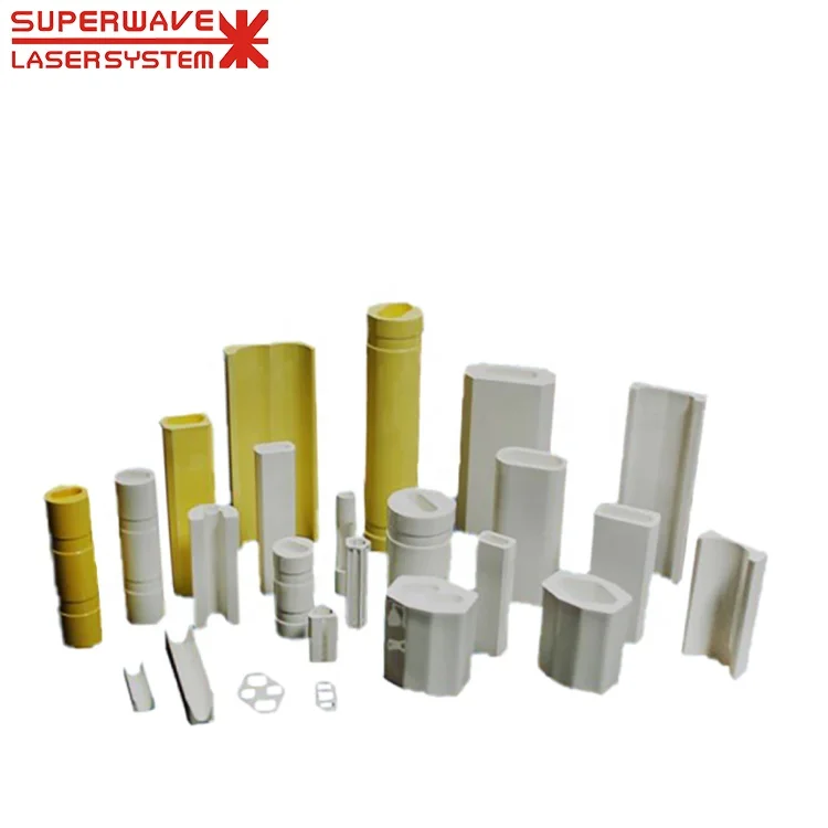 High Quality 99% Alumina Glazing Round Ceramic  Laser Cavity Laser Reflector