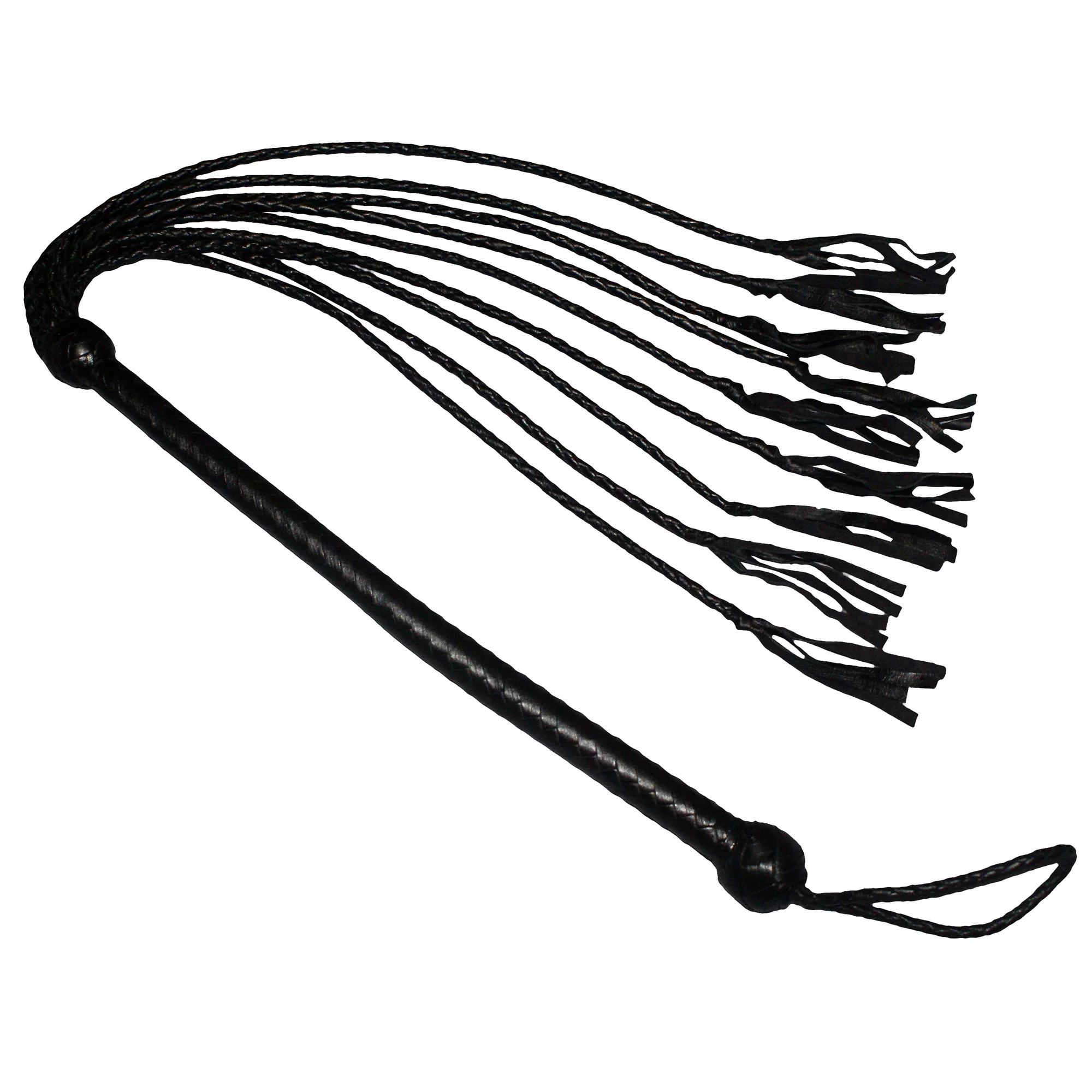 HMB-516E LEATHER BULL RIDING WHIPS FLOGGER BULLWHIP HEAVY DUTY STICK FRINGES FRAY STYLE FLOGGERS