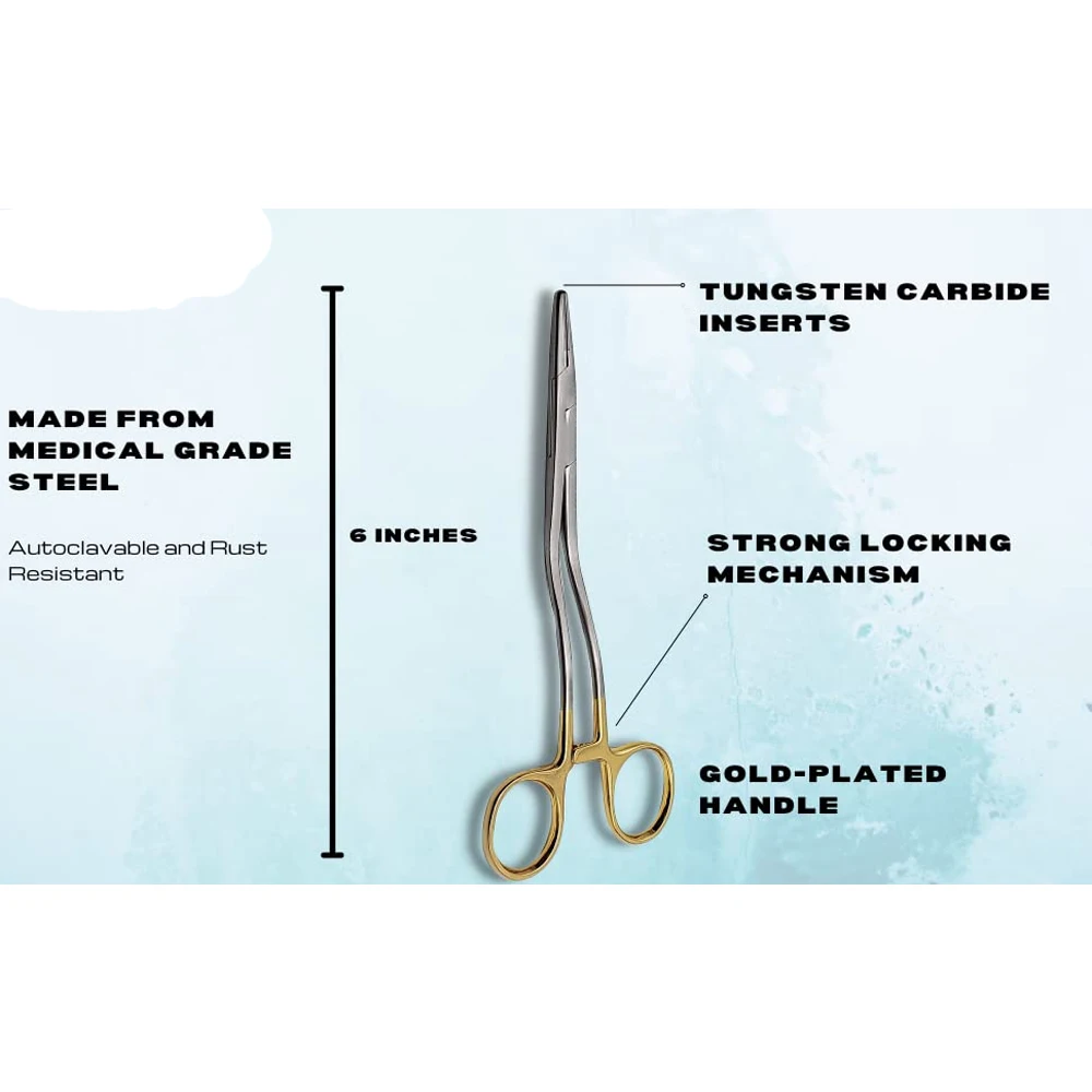 Bozeman Needle Holder 6' / 15.5 cm surgical suture operation Dental Surgical Instruments Wholesalers