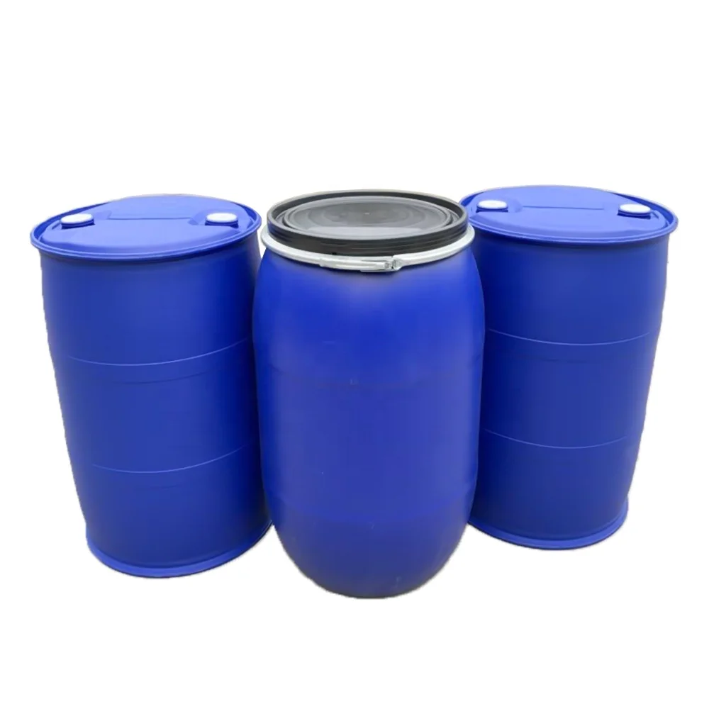 200l 220l barrel 55 gallon blue drum plastic stacking drums