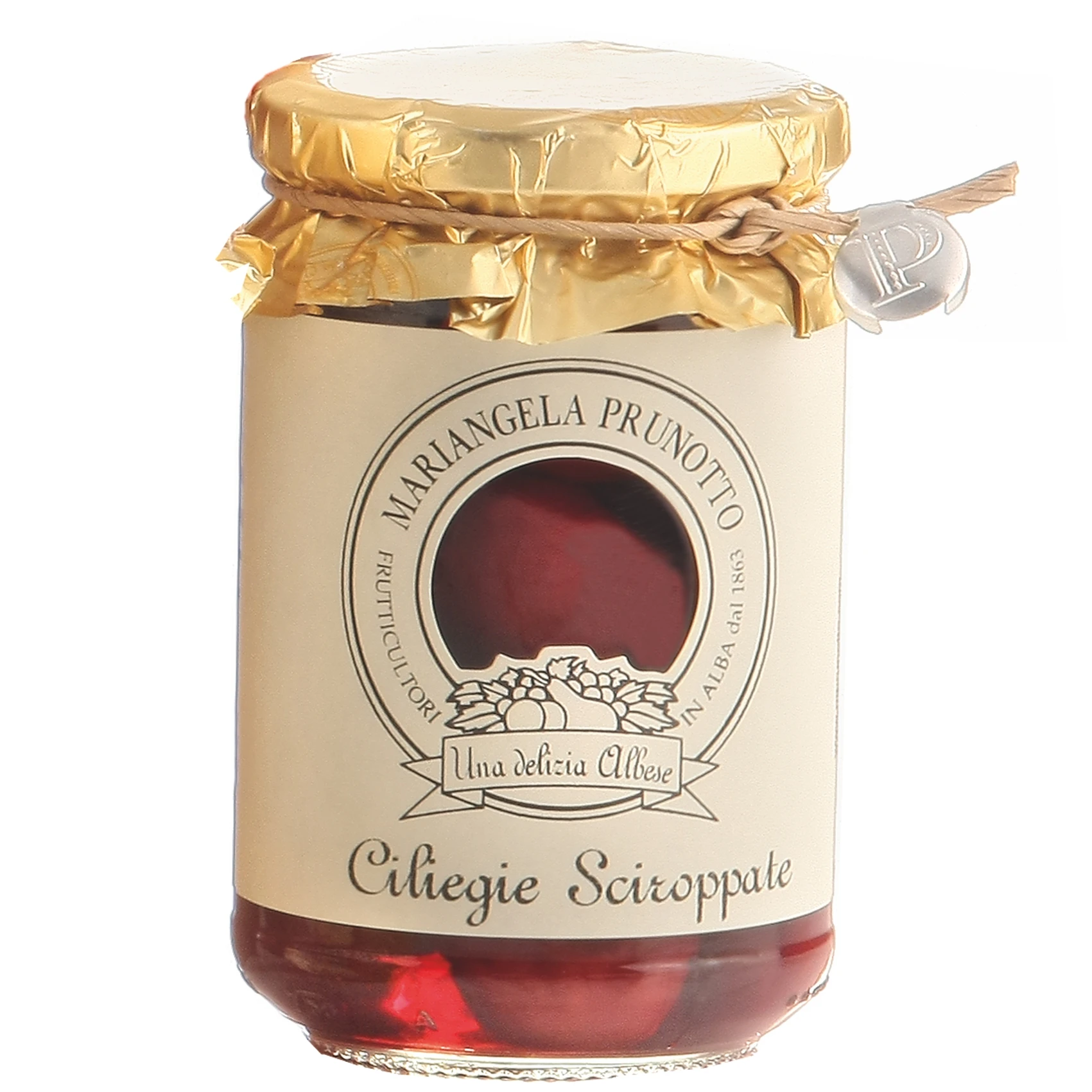 hight quality Cherry in syrup made in Italy glass jar 300 g made from fresh fruit