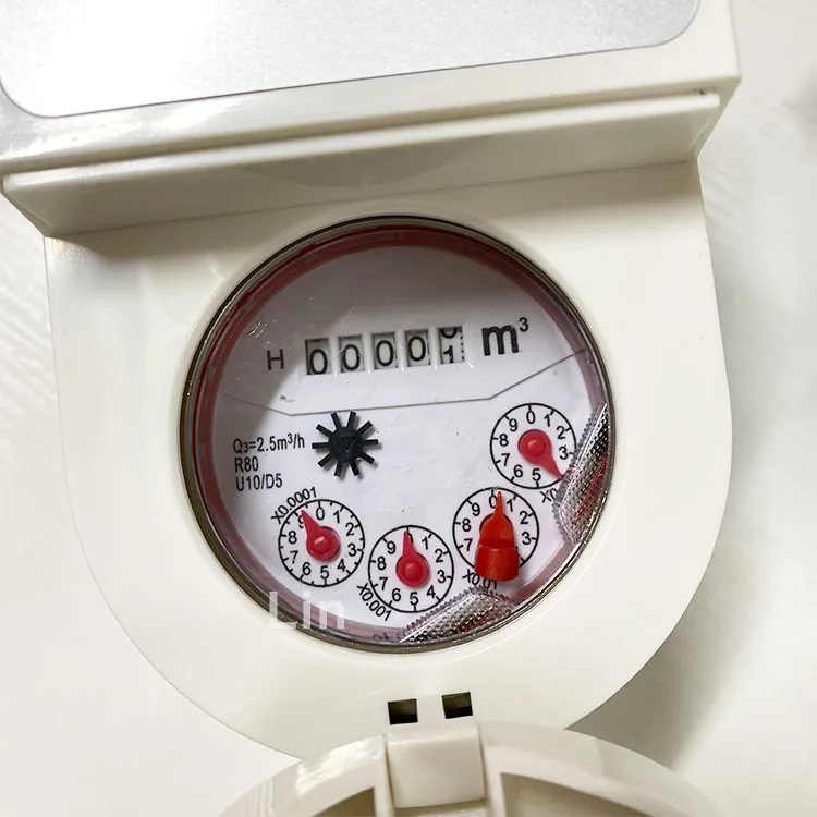Smart IOT Lorawan IP68 Wireless Digital Display IC Card Split Type 15mm 35mm Prepaid Water Meters Price