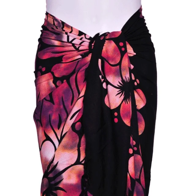 Новое поступление, гавайский парео, разноцветное 100% искусственное волокно, оптовая продажа, индивидуальный индийский производитель, пляжная одежда, саронг