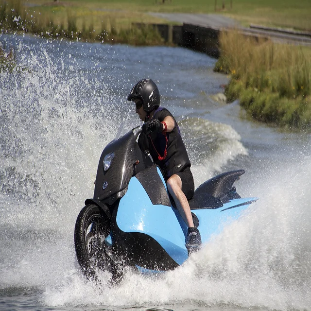 Original 4 Stroke Jet Ski Boat New Amphibious Biski Made of Fiberglass for Sale