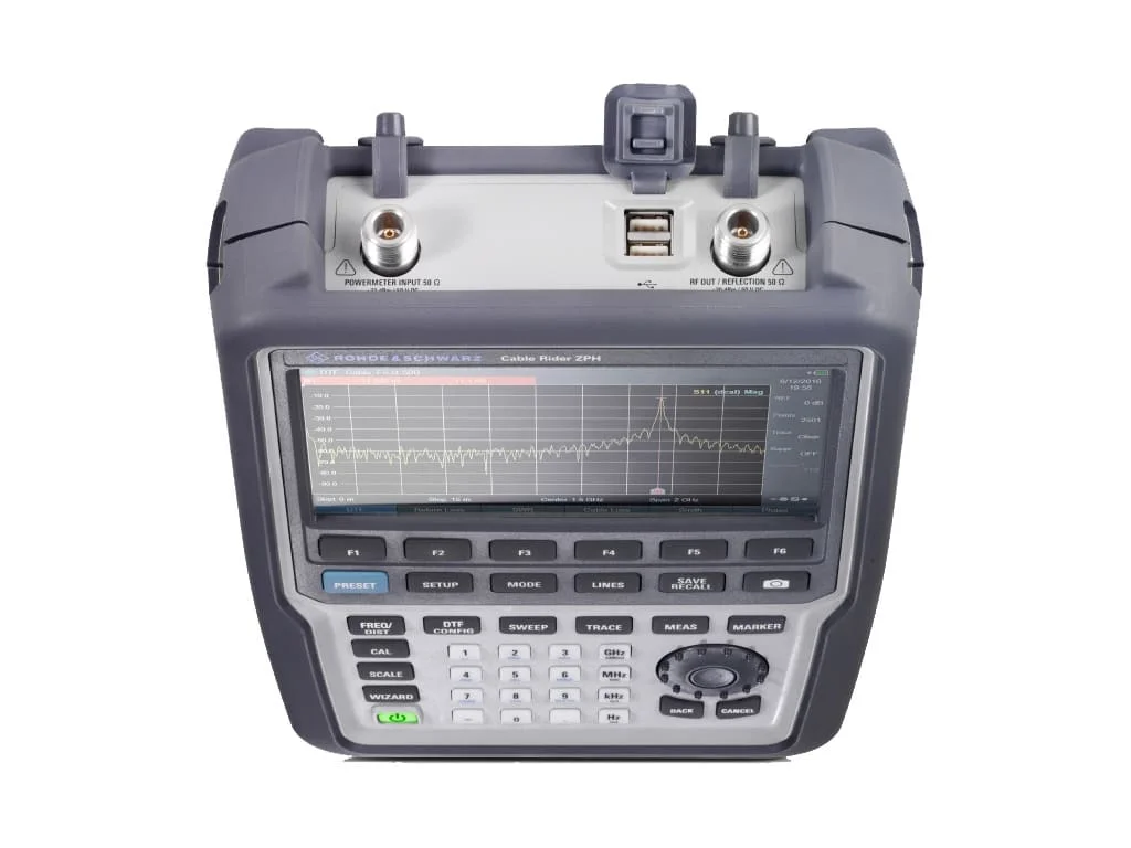 BRAND NEW ROHDE & SCHWARZ ZPH CABLE RIDER, CABLE & ANTENNA ANALYZER WITH B4 FSH-Z320 HA-Z321 HA-Z322-03 ZN-Z103 (1531)
