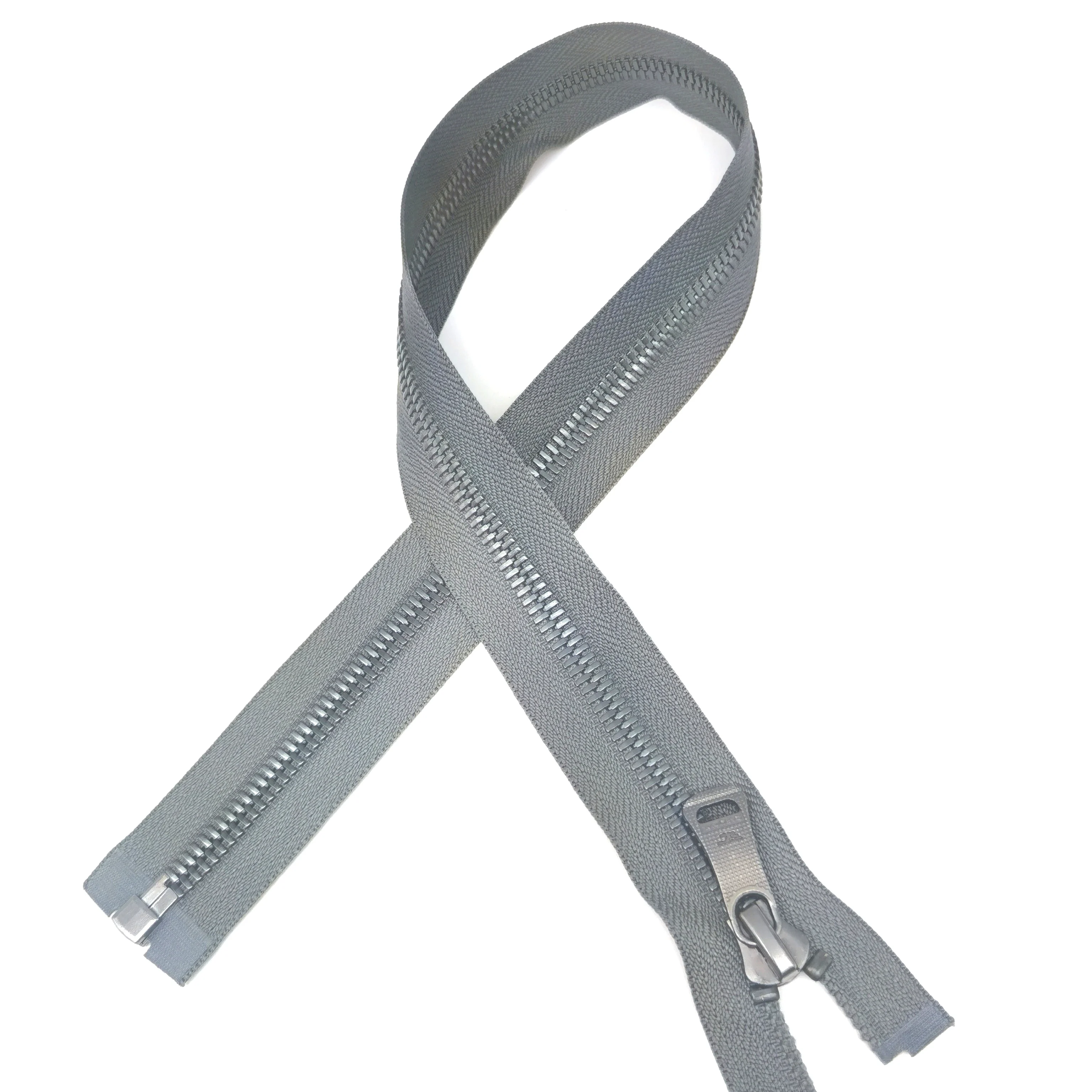 OEKO-TEX металлическая застежка-молния блестящий пистолет кукурузными зубами Автоматическая блокировка открытого