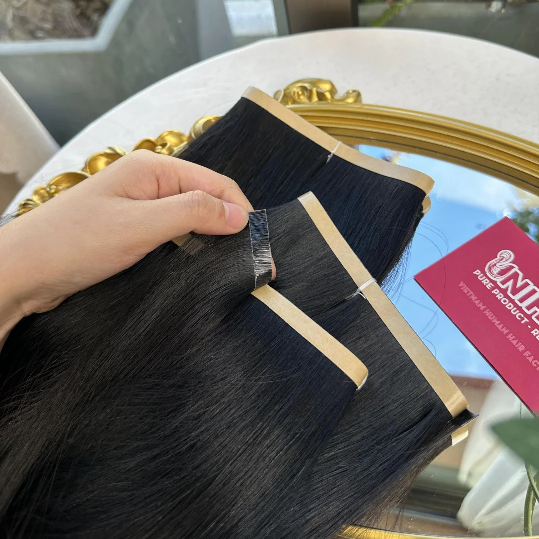 Best Selling One Sided Tape Ins Extension, Adhesive Human Hair Extension, Skin Tape in Human Remy Hair Extens Long Tape