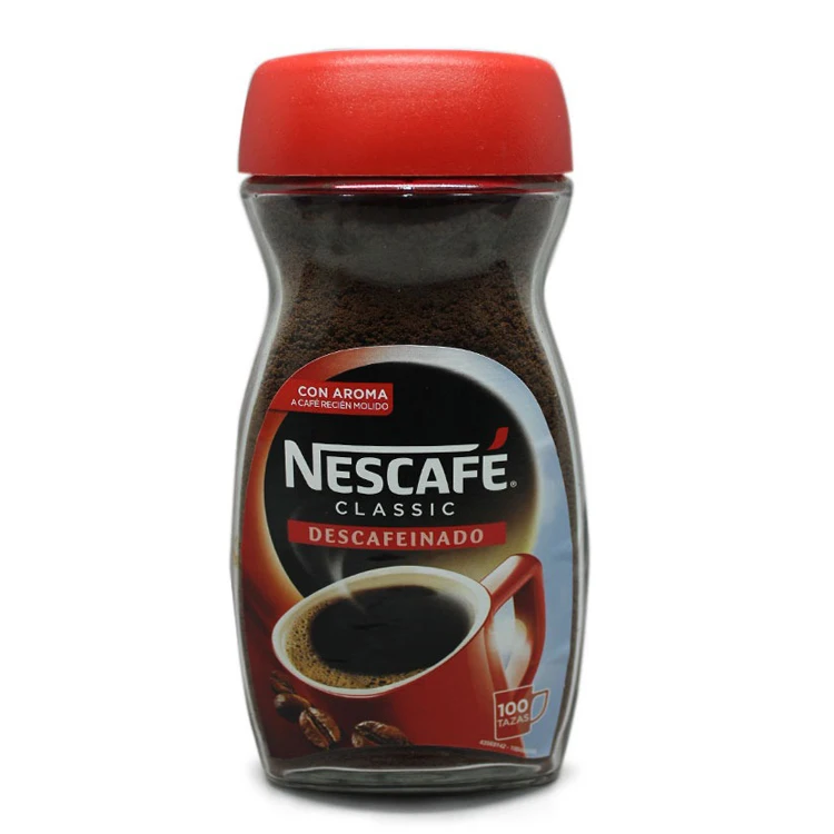 NES CAFE богатый растворимый кофе без кофеина 100 г