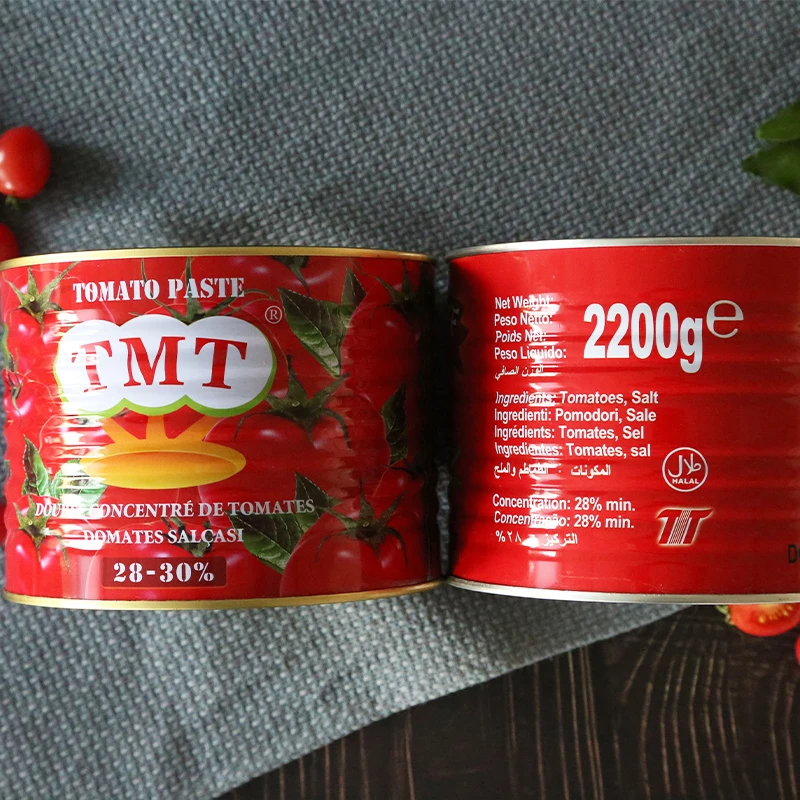 Томатная паста Легко открывающаяся консервированная 28-30% томатная от китайского производителя Oem бренд выращивать свой собственный
