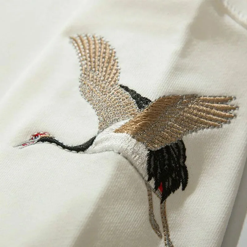 Buy 100% Organic Cotton Embroidered Sweatshirts Knitted Sweater Men Hoodies & Sweatshirts