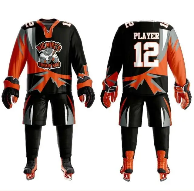 100% Polyester High Quality Cheap International New Style Custom Sublimation Team Ice Hockey Jersey Uniform For Unisex