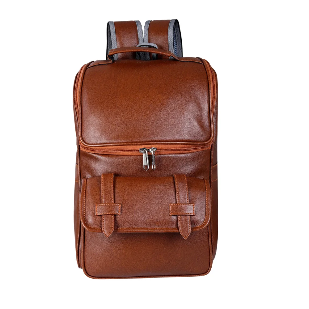 Travel Camping Trekking Backpack Genuine Leather backpack laptop with custom logo laptop pocket can be customized colors