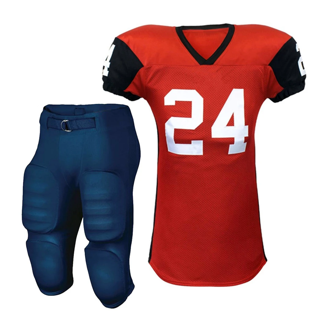 Wholesale OEM Service Custom Team Logo Professional Sublimated American Football Wears Uniform Jerseys Pants