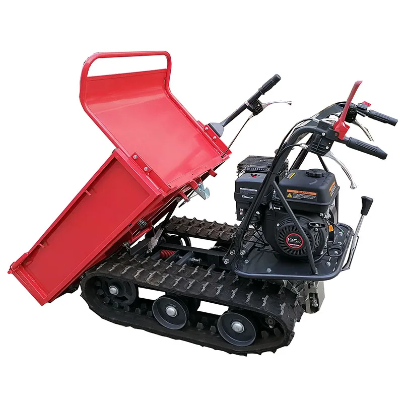 300kg Mini Crawler Dumper Manual Tipping Truck Dumper
