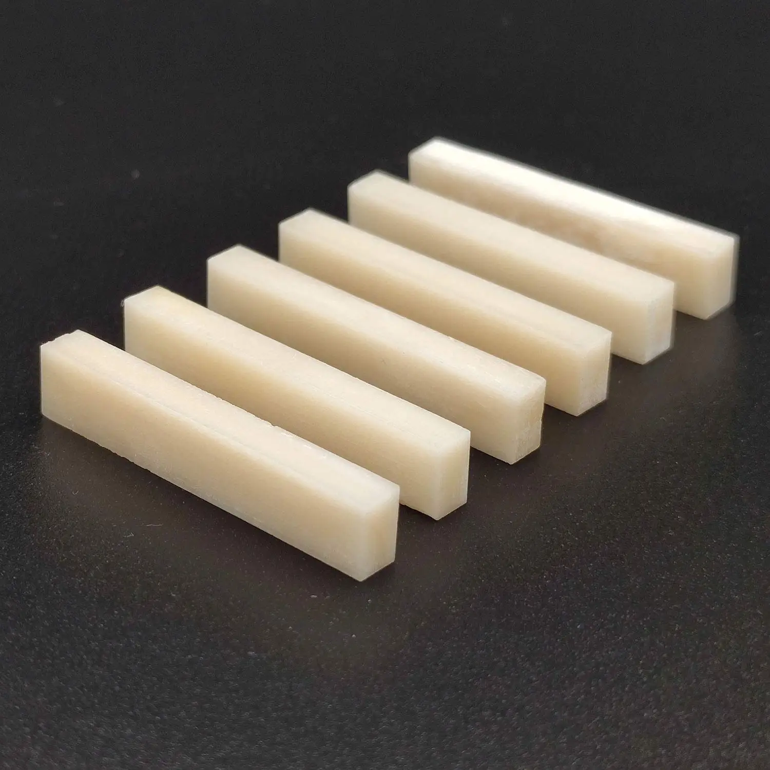 High Quality Customized Natural Bone Saddle Bridge Pins Set 2 Pieces Best Quality Blank Style Guitar Picks Made in India