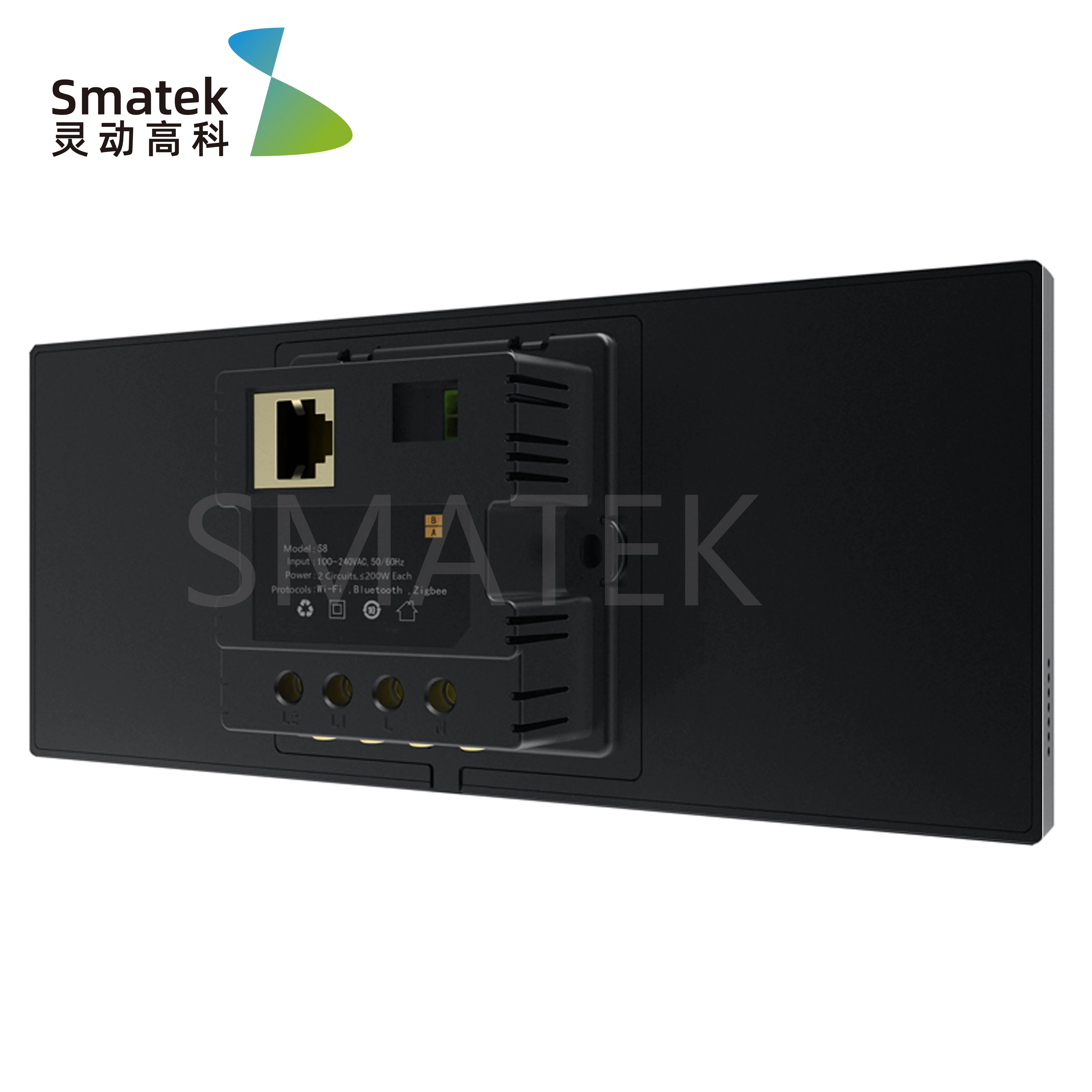 Беспроводные или проводные выключатели управления Smatek для умного дома 6