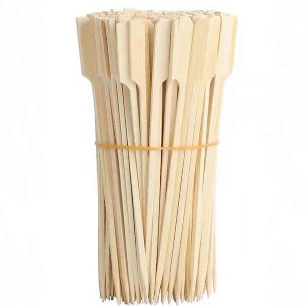 Disposable Bamboo Grilled Chicken Fillet 9cm Skewers Wooden Natural Sticks Bambo Teppo Skewer