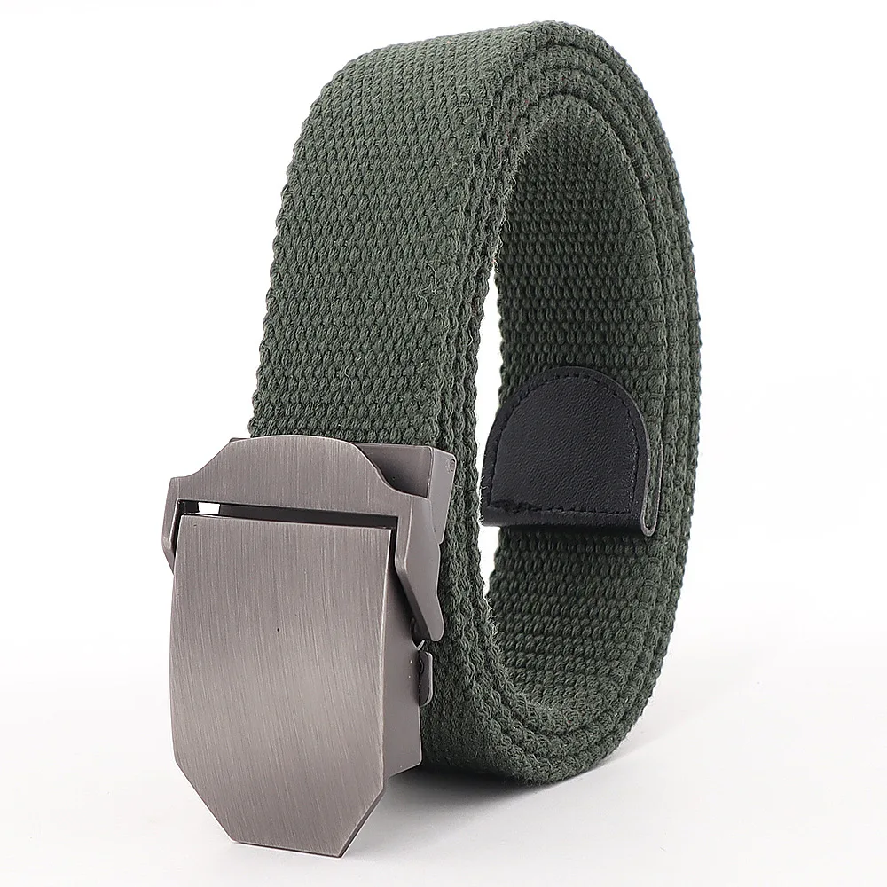 BL30 B19 Unisex Good Quality Braided Fabric Belt Woven Elastic Stretch Belts For Women Men Canvas Colorful Canvas Belts