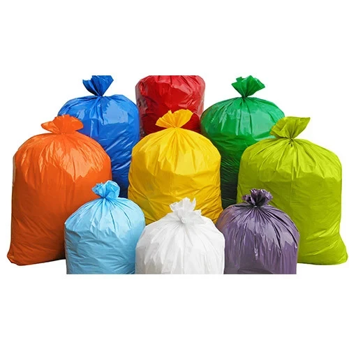 Factory Customization Logo HDPE LDPE Big Black Trash Bag Large Heavy Duty Plastic Bags Garbage Bags