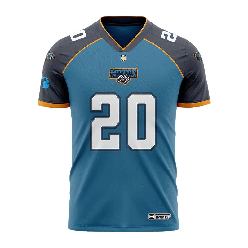Wholesale American Football Custom Full Sublimation Fan Jersey Customized Design American Football Fan Jerseys