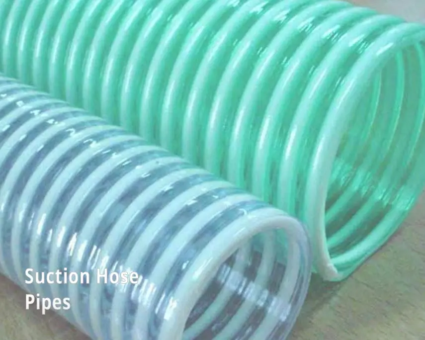 Indian Manufacturer Flexible Plastic PVC Heavy-duty Spiral Corrugated Suction Hose 3 4 5 6 8 Inch Water Pump Suction Hose Pipes
