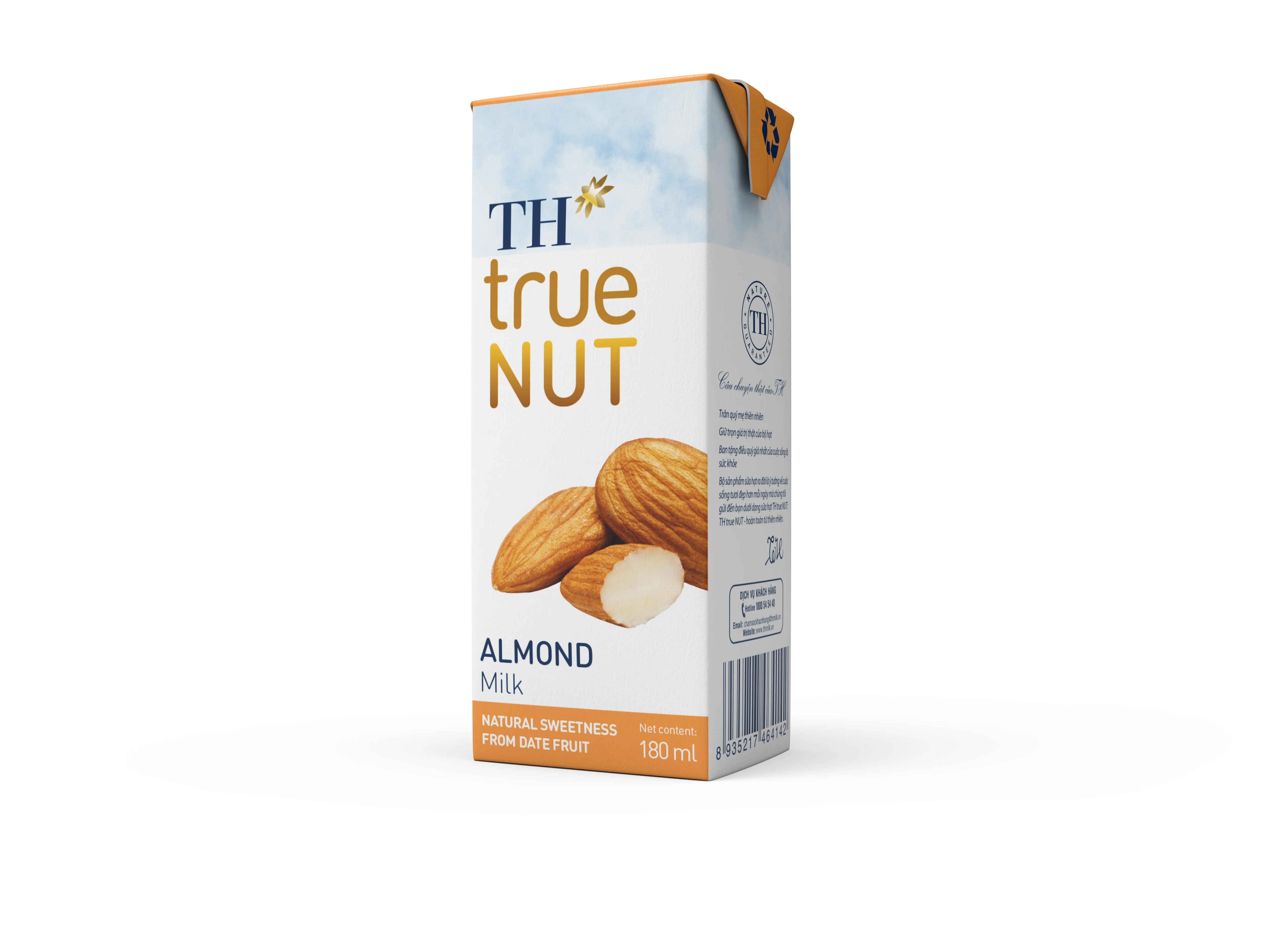 Almond Milk TH true NUT 180 ml High Quality Sterilized Processing Type Blended Dairy Products Drink Flavored Milk