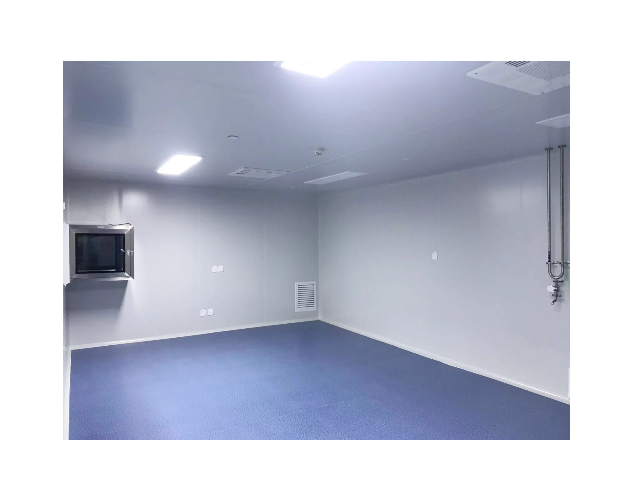 Laminar Flow Clean Room Design Cleanroom Sandwich Panel Project Supplier With Clean HVAC System