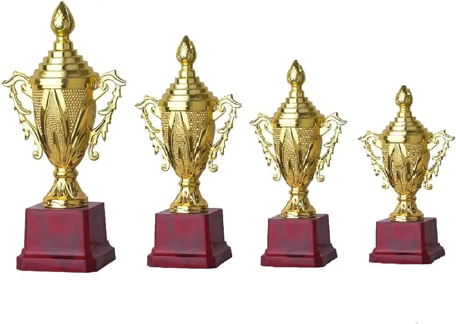 Трофей креативный ручной работы стильный уникальный декоративный металлический спортивный логотип индивидуальный принт винтажные классические трофеи для спорта