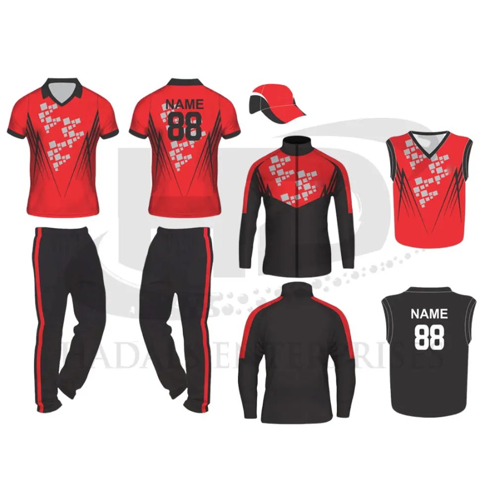 Top Quality Cricket Uniform Custom Made Cricket Uniform Best Fabric Cricket Uniform For Sale