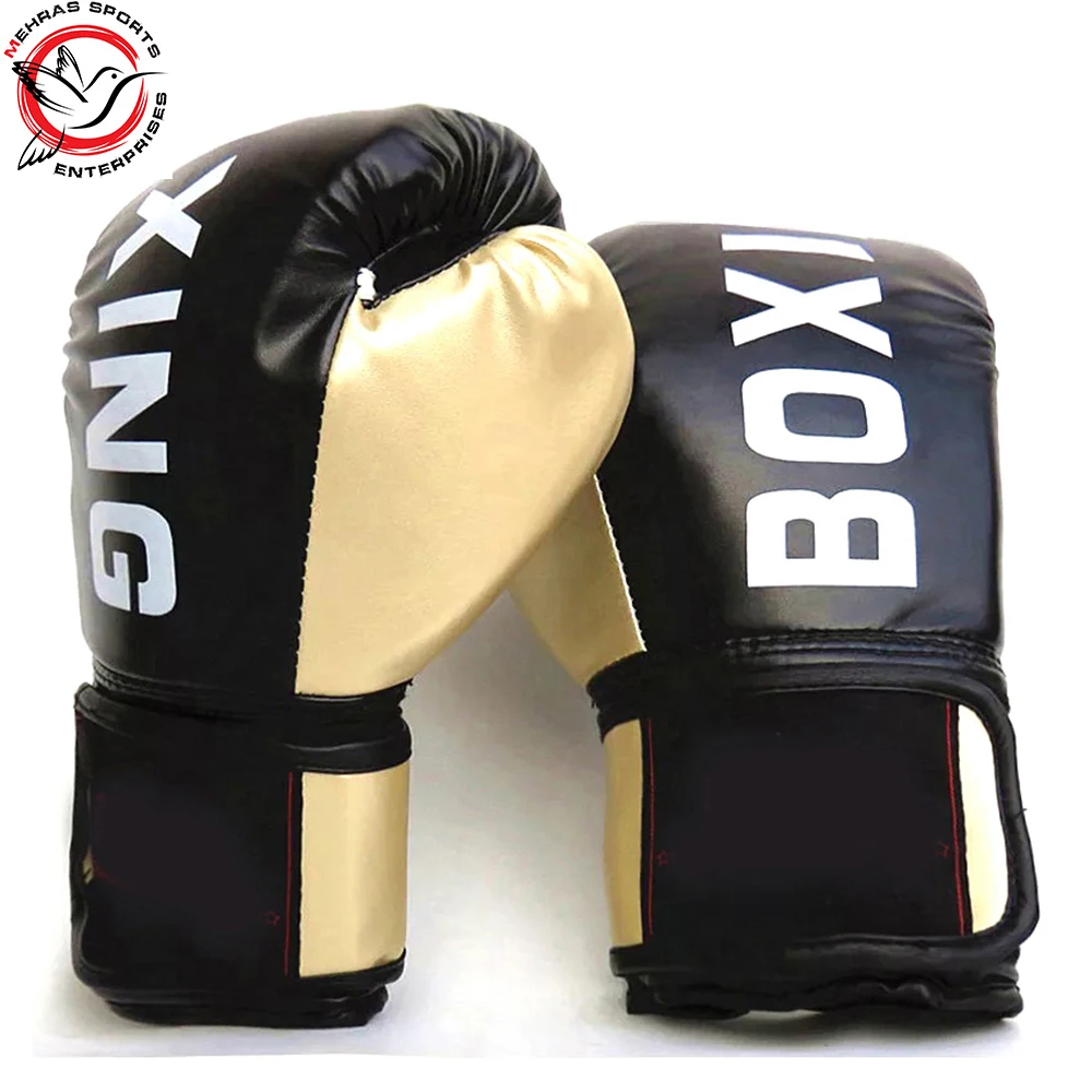 Boxing Gloves for Adults High Quality PU Leather Gloves For Men MMA boxing training fighting gloves