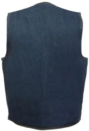 Denim Motorcycle motorbike Vests & Biker CLASSIC BLUE Denim jeans ride Vests oem custom casual